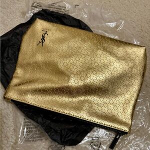 Yves Saint Laurent Gold Clutch Bag